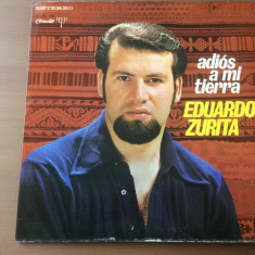 eduardo zurita adios a mi tierra an 1972 disc vinyl lp muzica ecuador latino VG+