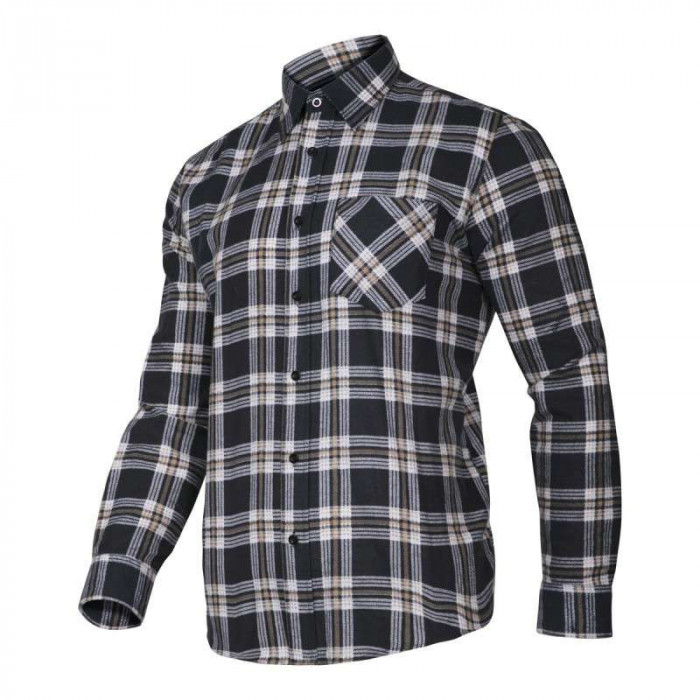 Camasa Flanel Cu Carouri / Bleumarin - 3Xl/H-194