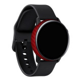 Cumpara ieftin Folie Skin Pentru Samsung Galaxy Watch Active 2 44 mm (2 Buc) - ApcGsm Wraps Carbon Geranium Red, Oem