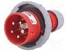 Conector alimentare AC, IEC 60309, IP67, 16A, 400V AC, 5 pini, PCE - 70152-6