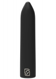 Glont Vibrator Magic Bullet, 10 Moduri Vibratii, ABS, USB Magnetic, Negru, 8.7 cm, JGF Toys