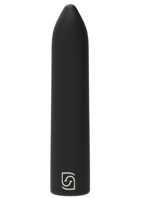 Glont Vibrator Magic Bullet, 10 Moduri Vibratii, ABS, USB Magnetic, Negru, 8.7 cm, JGF Toys foto