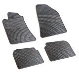 Set covorase auto din cauciuc Toyota Avensis 2 2003-2009, presuri BestAutoVest, negre, 4 buc., Rapid