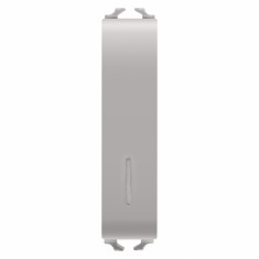 Intrerupator simplu cu led 1 2M Gewiss Chorus bej satinat MAT GW13022