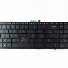 Tastatura Laptop, HP, PK130TK2B00, MP 13M33US6698, MP 12P23USJ698W, PK130TK2A00 , 745663-001, 733688-001, iluminata, us, cu mouse pointer
