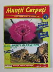 MUNTII CARPATI , REVISTA LUNARA DE DRUMETIE , ALPINISM , SPEOLOGIE , ANUL III , NR. 18 , 1999 foto