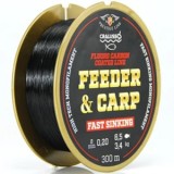 Fir Monofilament Cralusso Feeder &amp; Crap Fast Sinking, Negru, 0.22mm, 150m