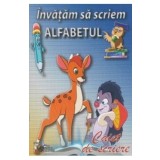 Invatam sa scriem alfabetul. Caiet de scriere