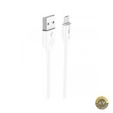 Cablu Date si Incarcare USB-A - microUSB BLUE Power BM2BX14 LinkJet 18W 2m Alb