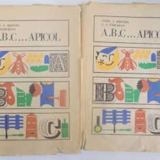 ABC . . . APICOL de CONST. L. HRISTEA , L. S. PADUREAN , VOL I - II , 1967 fara supracoperti