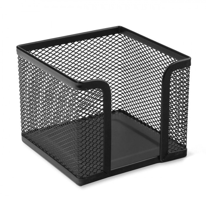 Suport Metalic Notite, Model Negru, Dimensiuni 9.5x9.5cm