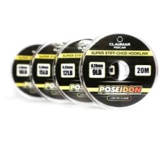 Fir Monofilament pentru Monturi CLAUMAR Poseidon Super Stiff Clear, 20m, 0.33mm, 12lbs/5.44kg