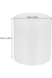 2 bucăți suport de lum&acirc;nare din sticlă transparentă, suport de lum&acirc;nare rezistent la v&acirc;nt cu cilindru din sticlă, borcan pentru lum&acirc;nare, 10 x 9 cm, p