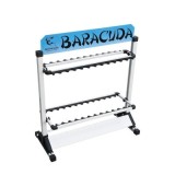 Stand lansete din aluminiu Baracuda, 72 x 72 x 32.5 cm