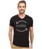Tricou barbati negru - Karma - 2XL, THEICONIC