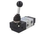 Valvă mecanică PNEUMAT - 3/2 NC, Debit 1100l/min, -0,9&divide;10bar