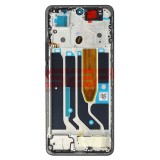Display LCD Touchscreen cu Rama Realme 10 Pro Plus, Negru, Original China, Bulk