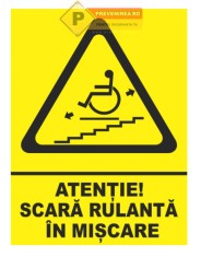 Indicatoare cu handicap pentru scara rulanta foto