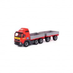 Camion cu remorca &ndash; Volvo PowerTruck, 77x19x25 cm, Wader