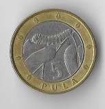 Moneda 5 pula 2007 - Botswana, Africa, Cupru-Nichel
