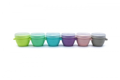 SET 6 RECIPIENTE SILICON SNAP&amp;amp;GO, MELII, 59 ML SuperHeroes ToysZone foto