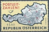 B1906 - Austria 1966 - Harta neuzat,perfecta stare, Nestampilat