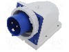 Conector alimentare AC, IEC 60309, IP67, 16A, 230V AC, 3 pini, PCE - 5132-6KV