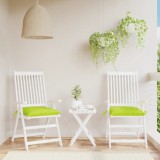 vidaXL Perne Scaun Verde Deschis 50x50x7cm (2 Buc) - Exterior/Interior, Impermeabile, Oxford