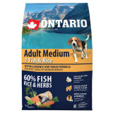 ONTARIO Adult Medium 7 Fish &amp;amp; Rice 2,25kg