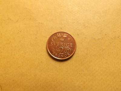 Suedia 2 Kronor / Coroane 2016 - MS 3 foto