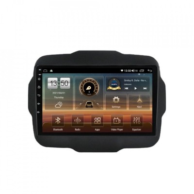 Navigatie dedicata cu Android Jeep Renegade dupa 2014, 6GB RAM, Radio GPS Dual foto
