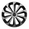 Set 4 capace roti Fame Gri-Negru cu inel R14, pentru gama auto Mazda
