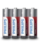 Baterii POWER alkaline AA LR6 folie 4buc PHILIPS