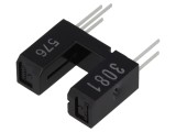 Senzor fotoelectric DARK-ON cu transmițător-receptor și slot
