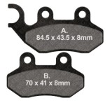 Set placute frana Carbon Scooter EBC Alternativ: 7872278 Cod Produs: MX_NEW 7320536MA