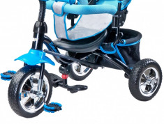Tricicleta pentru copii cu scaun reversibil Toyz Timmy Blue foto