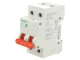Separator-&icirc;ntrerupător 2 poli, 40A, pentru şină DIN