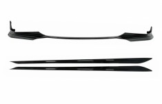 Prelungire Bara Fata si Extensii Praguri Laterale BMW Seria 3 G20 Sedan G21 Touring (2018-up) M Sport Negru Lucios Performance AutoTuning foto