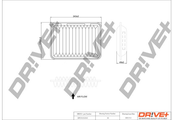 Dr!ve+ DP1110.10.0141 Filtru aer