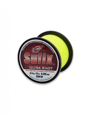 Fir monofilament Ultraknot Opaque Yellow 0,355 mm. / 890 M - Sufix foto