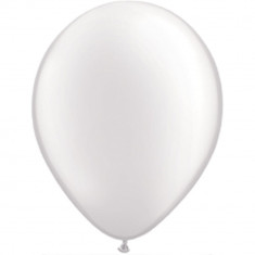 Balon Latex Pearl White 11 inch (28 cm), Qualatex 43788 foto