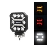 LED Lumini de lucru Lampe &#039;&#039;DEMMON&#039;&#039; DRL 12V 24V 27W pentru Camion tractor Suv 4x4 Spot Beam Alb/Galben/Rosu