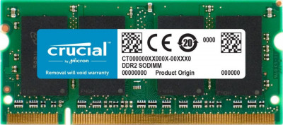 Memorie laptop Crucial 2GB Single DDR2 667MHz foto