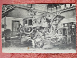 Fotografie tip carte postala, Le Trianon - Voiture du Sacre, inceput de secol XX