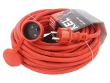 Prelungitor Alimentare 15m 16A Roșu 3x2,5mm2, KEL