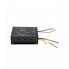 Convertor auto 24v in 12v 30 Amperi pentru Camioane, Auto, Tir, Utilaje