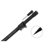 Pichet/suport Delphin BlackSTIX, 32-50 cm, negru, 130 g