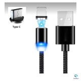 Cablu Magnetic USB Reincarcare Type C, Micro USB, Apple - Compatibil Telefoane