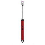 Bricheta electrica cu plasma, portabila, reincarcabila, rezistenta la vant, pentru aprinderea focului la aragaz, semineu, lumanari, gratar, rosie