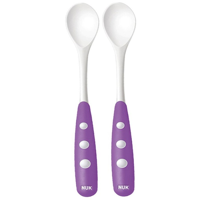 Set 2 lingurite 6+ luni Nuk 255053M, Mov Set 2 lingurite 6+ luni Nuk 255053M, Mov